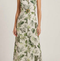 Anna Cate Jill Sleeveless Dress in green reef - women's dress