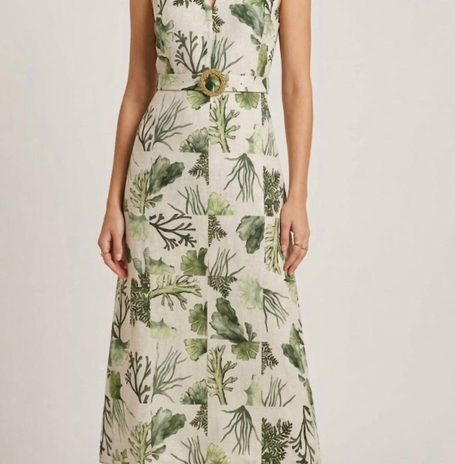 Anna Cate Jill Sleeveless Dress in green reef - women's dress