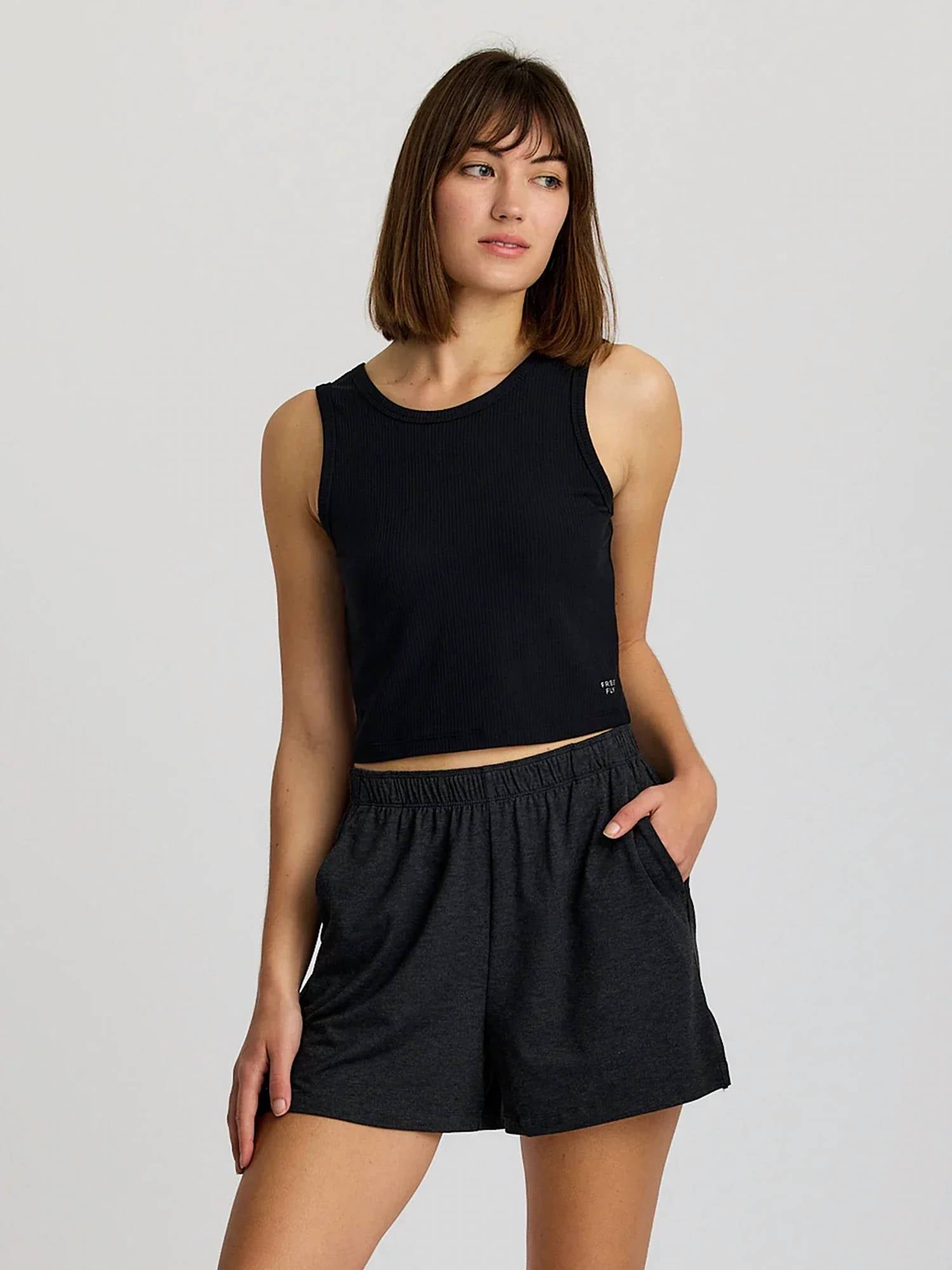 Free Fly - Ribbed Bamboo Tank Top