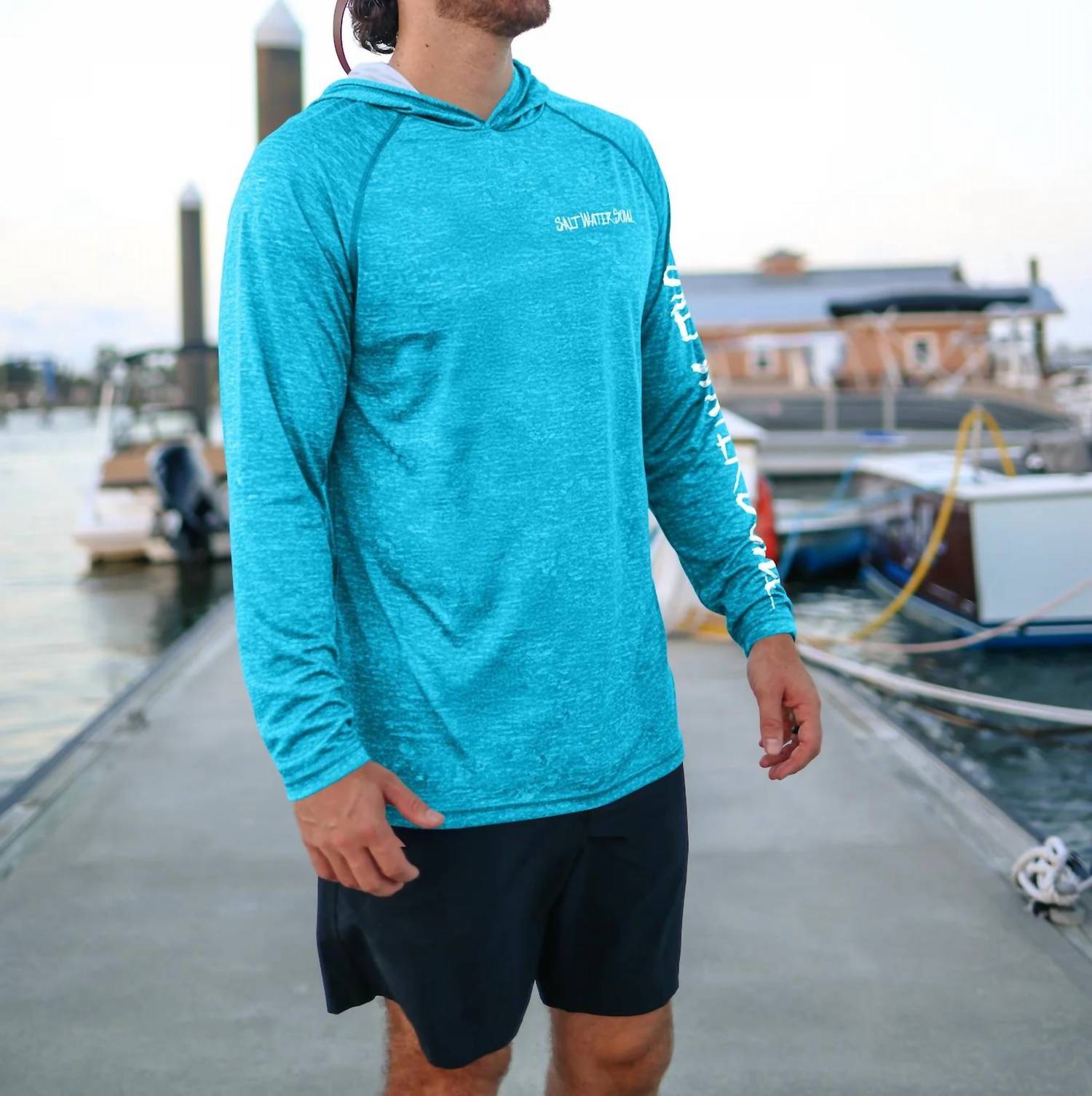 Salt Water Soul - Men's Tarpon Classic Performance Hoodie