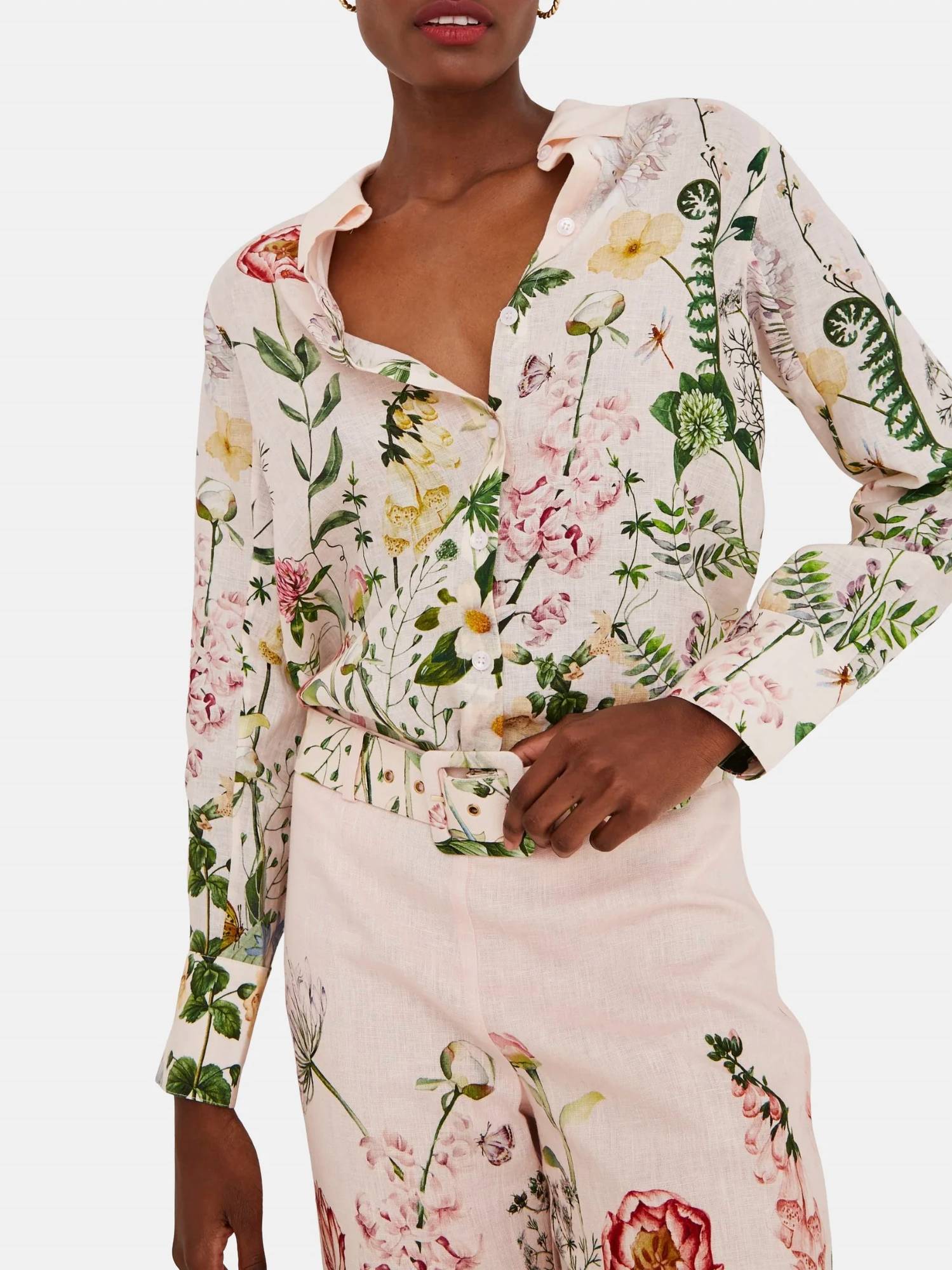 Cara Cara - Perfect Floral-pattern Shirt