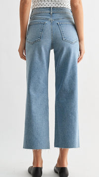 JUST BLACK DENIM Judy High Rise Utility Jean in light denim - women's jeans - view 4
