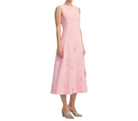 Leo Lin - Cleo Appliqué Sleeveless Midi Dress
