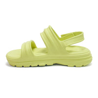 HUNTER Women's Bloom Algae Foam Adjustable Strap Sandals in zesty yellow - women's sandal - view 4