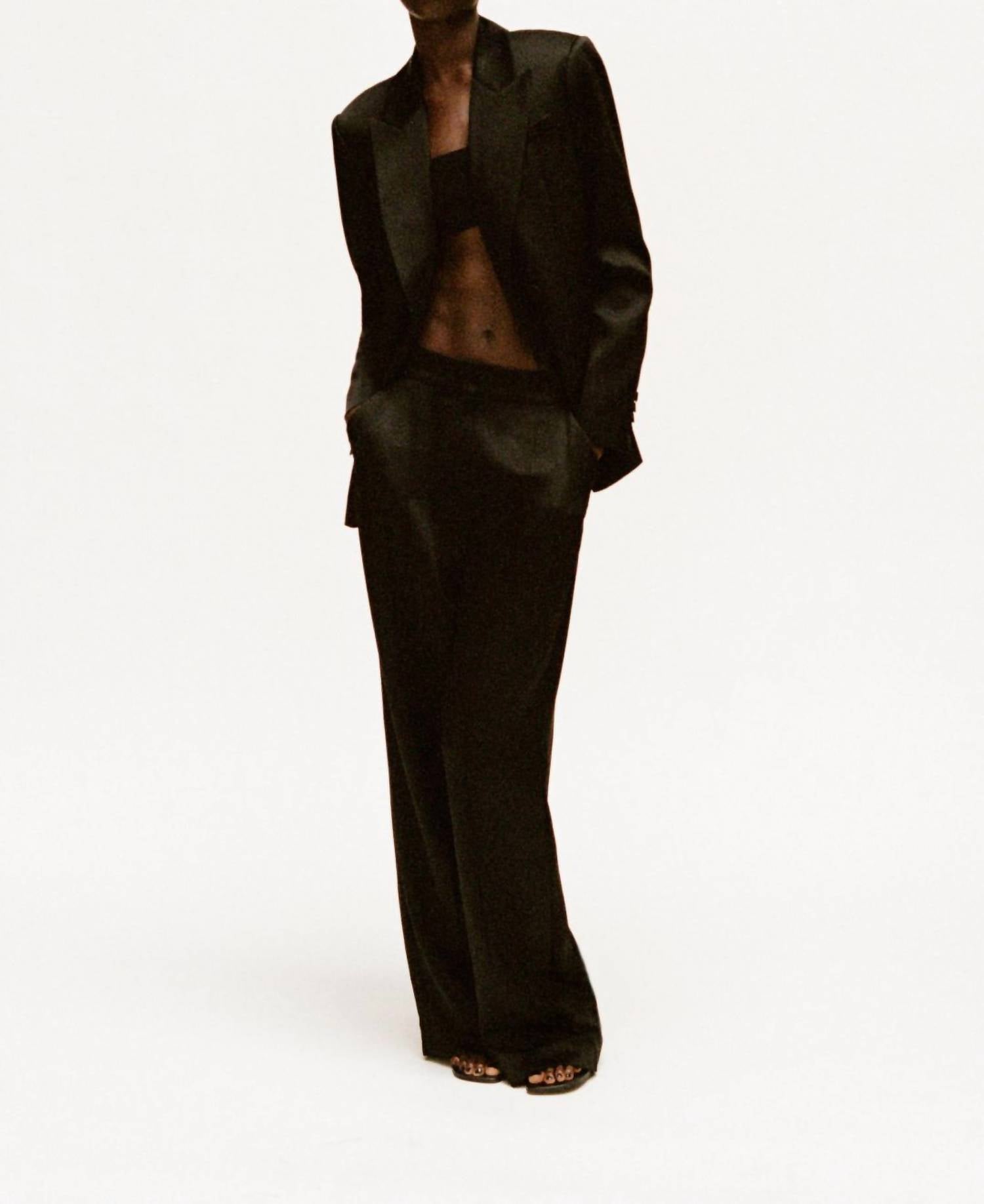 SIMKHAI Kyra Pant in black - women's pants - view 4