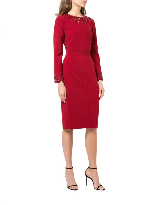 Sachin & Babi - Ahluwalia Brice Beaded Sequin Sheath Dress