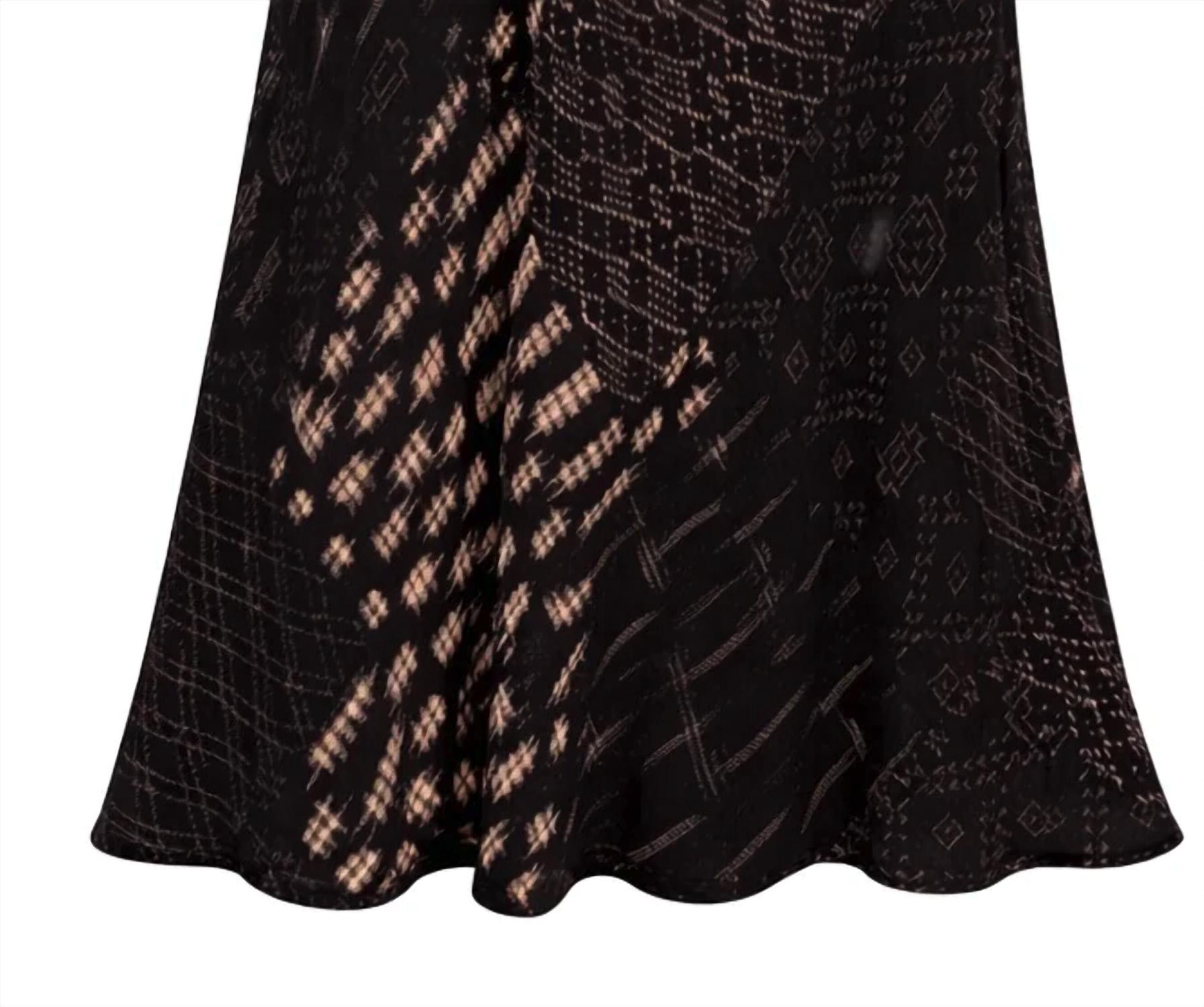 Maria Cher Women's Zarate Alice Maxi Skirt in black - women's skirt - alternate view