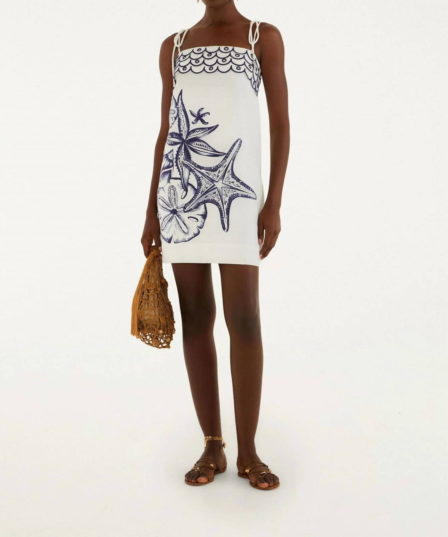 Farm Rio - Coast Stars Mini Dress