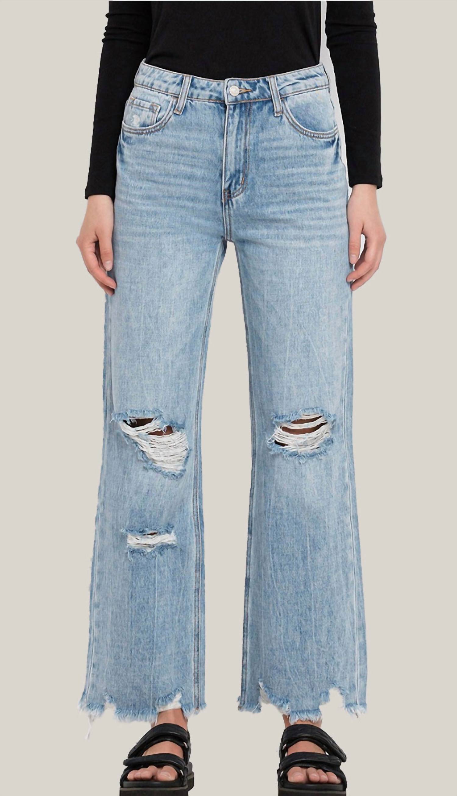 Vervet By Flying Monkey - 90's Vintage Super High Rise Flare Jeans