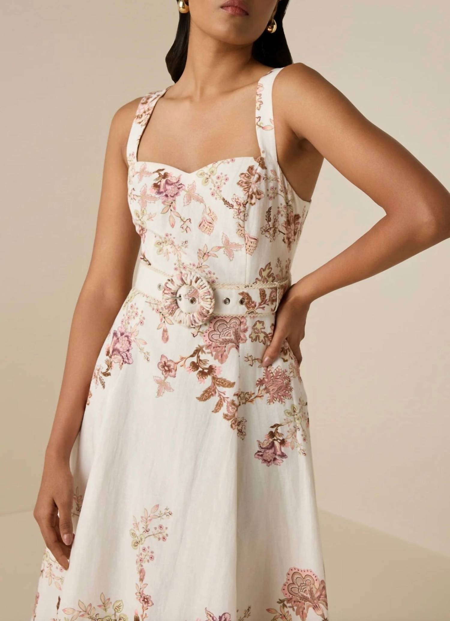 Hemant & Nandita - Diza Cotton Midi Dress