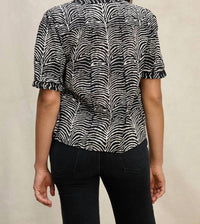 Velvet By Graham & Spencer - Autumn Fern Print Freeda Top