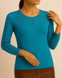 J'Envie/Eli - Caserta Cut-out Top