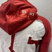 Resilient Studios Men's Rhinestone Zip Sweatshirt Jacket in red - men's shirt - view 4