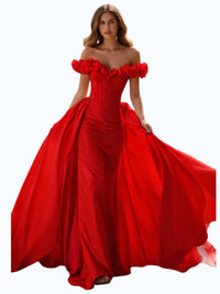 Sherri Hill - Off Shoulder Corset Gown