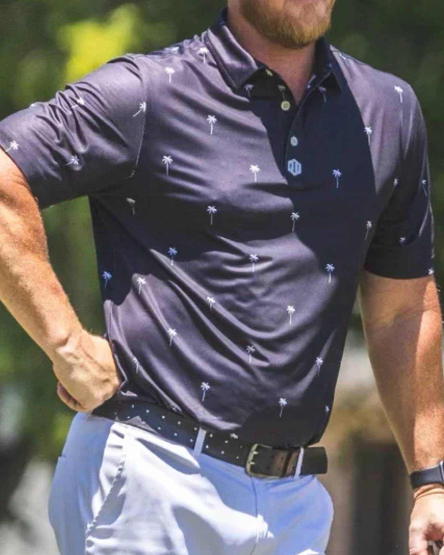Park Tees - Palms Short Sleeve Polo