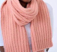 Kaffe - Women's Kadena Chunky Rib Knit Long Scarf