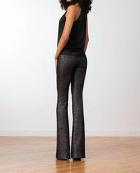 Avenue Montaigne Bellini Boucle Pants in platinum - women's pants - detail view