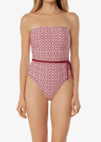 Helen Jon - Belted Bandeau One-piece