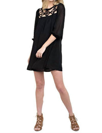 Kori - Lattice Baby Doll Dress