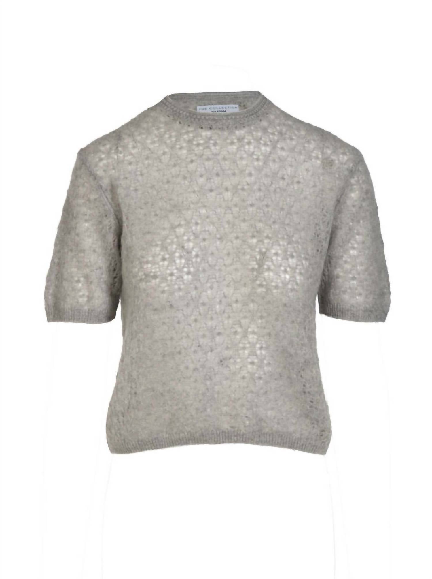 Naadam - Women's Coastal Pointelle Short Sleeve Sweater