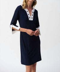 Joseph Ribkoff - Knee-length A-line Dress