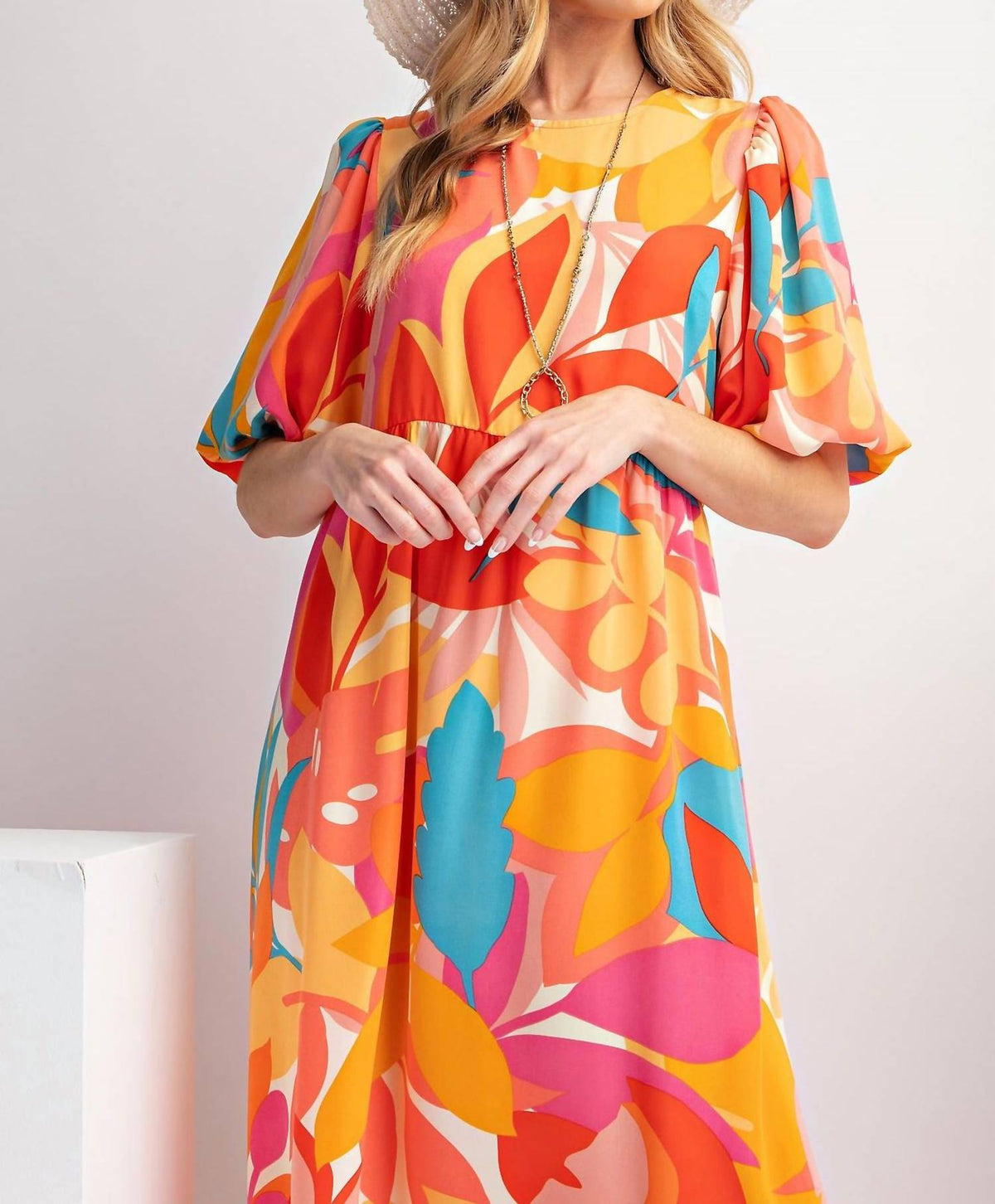 Easel - Bold Print Maxi Dress