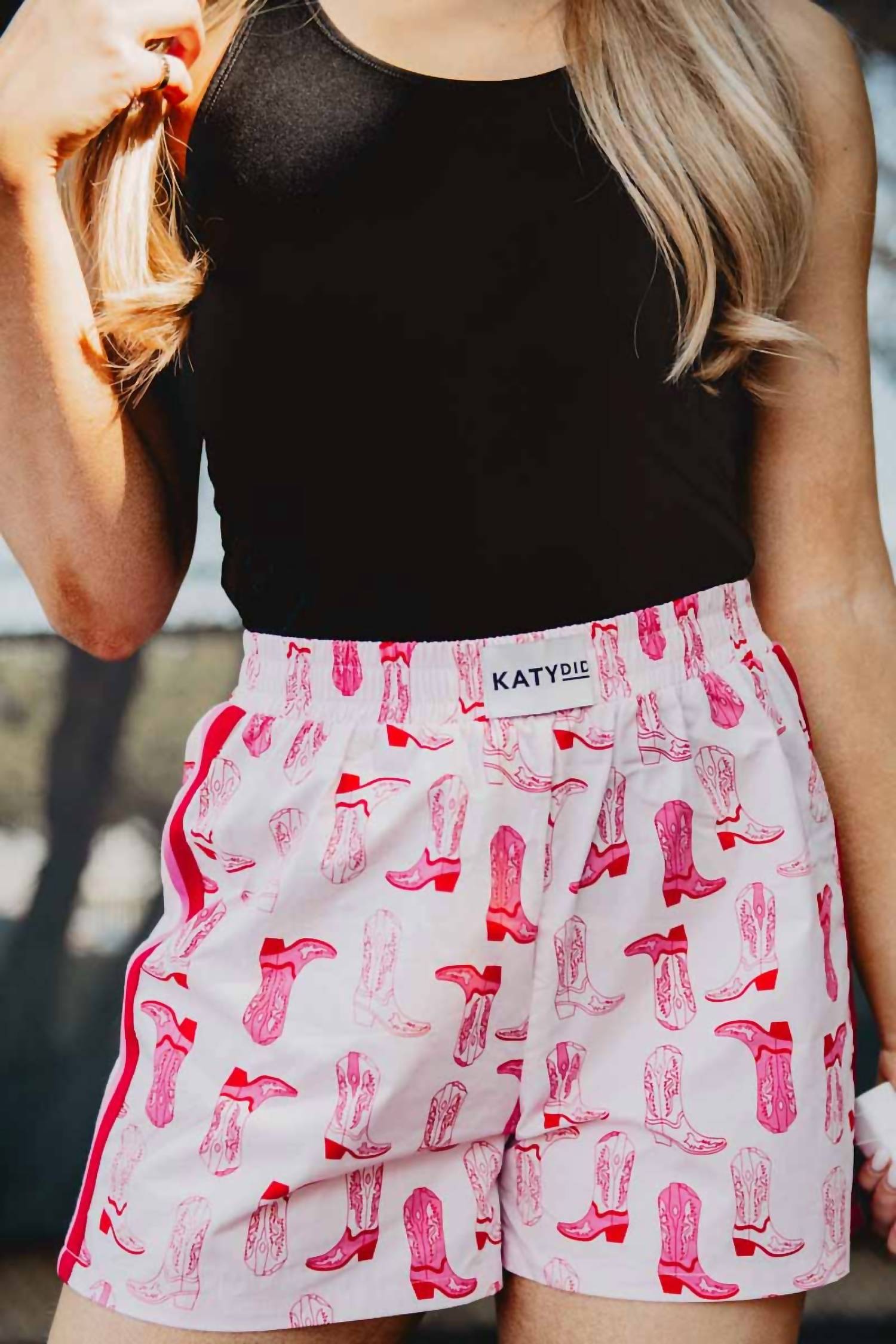 Katydid - Women's Western Boots Cotton Boxer Shorts