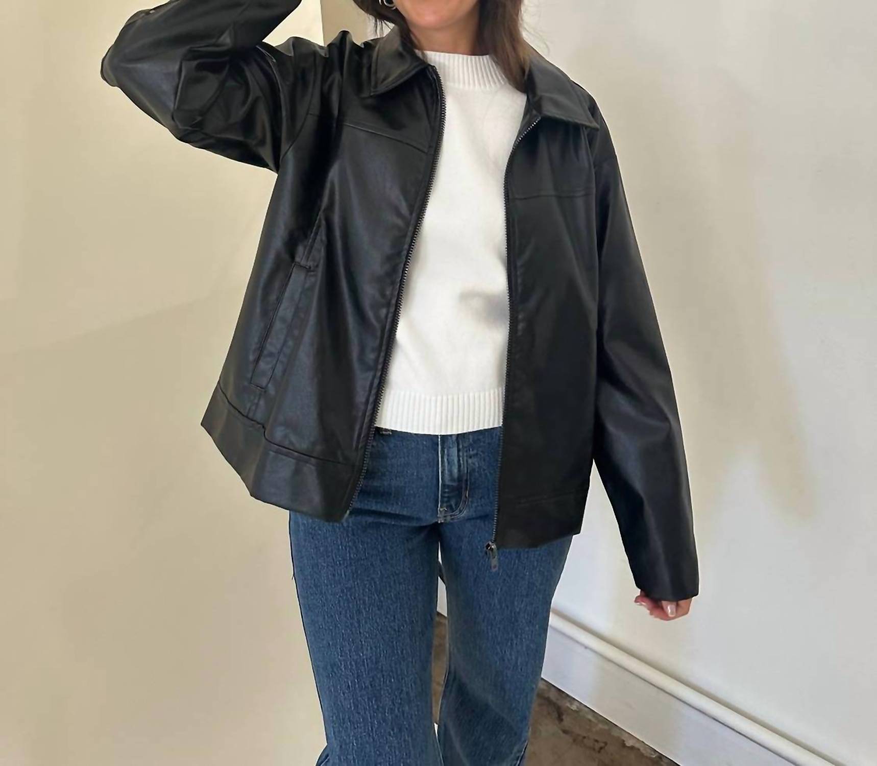 Needii - Pepper Faux Leather Jacket