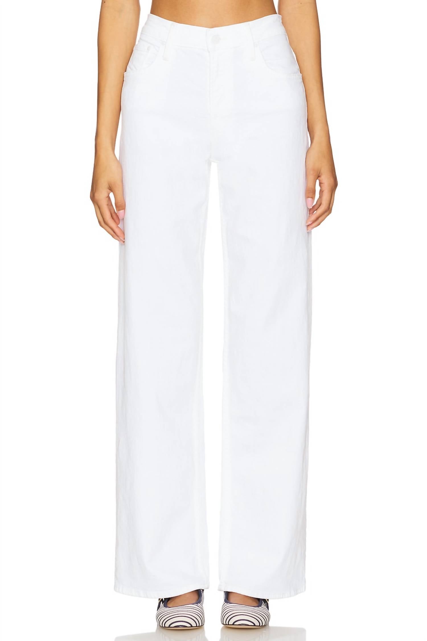 Mother - Spinner Zip Sneak Jeans