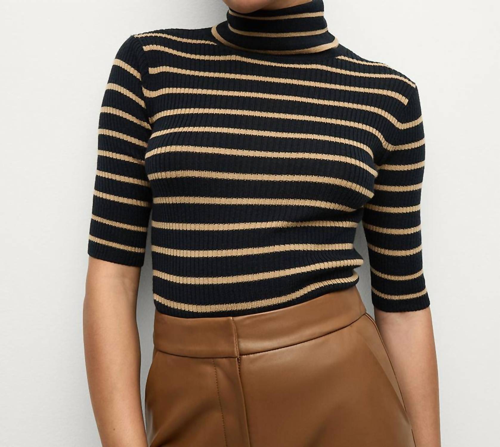 Veronica Beard - Katrina Merino Striped Sweater