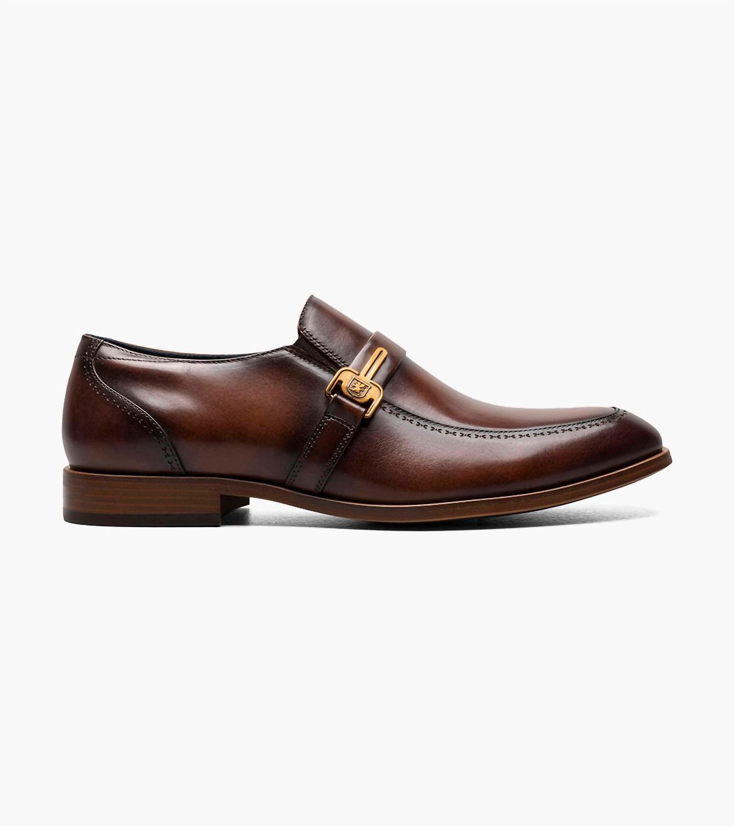 Stacy Adams - Men's Buckley Moc Toe Ornament Slip On Loafers