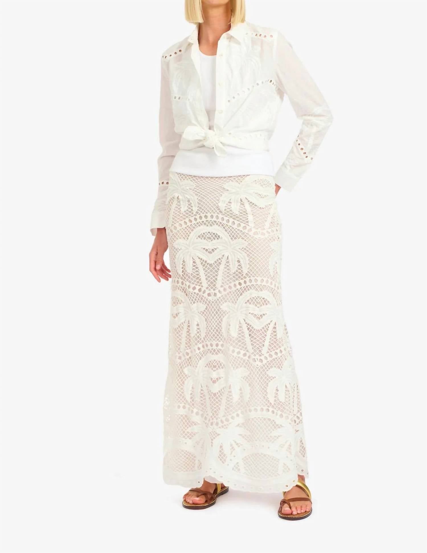 Le Superbe - Bohemian Palm Ex Boyfriend Shirt Top