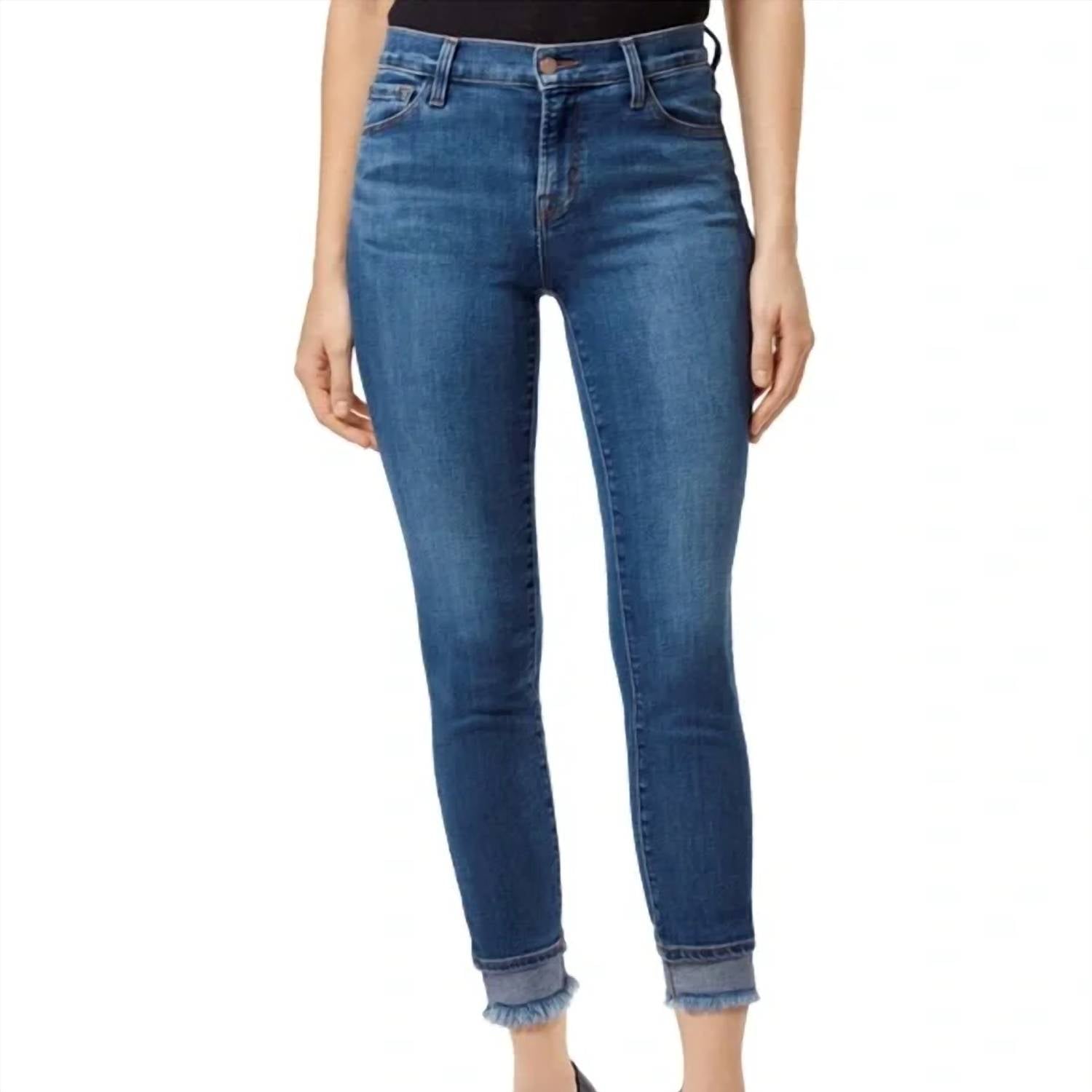 J Brand - Mid Rise Crop Skinny Jeans