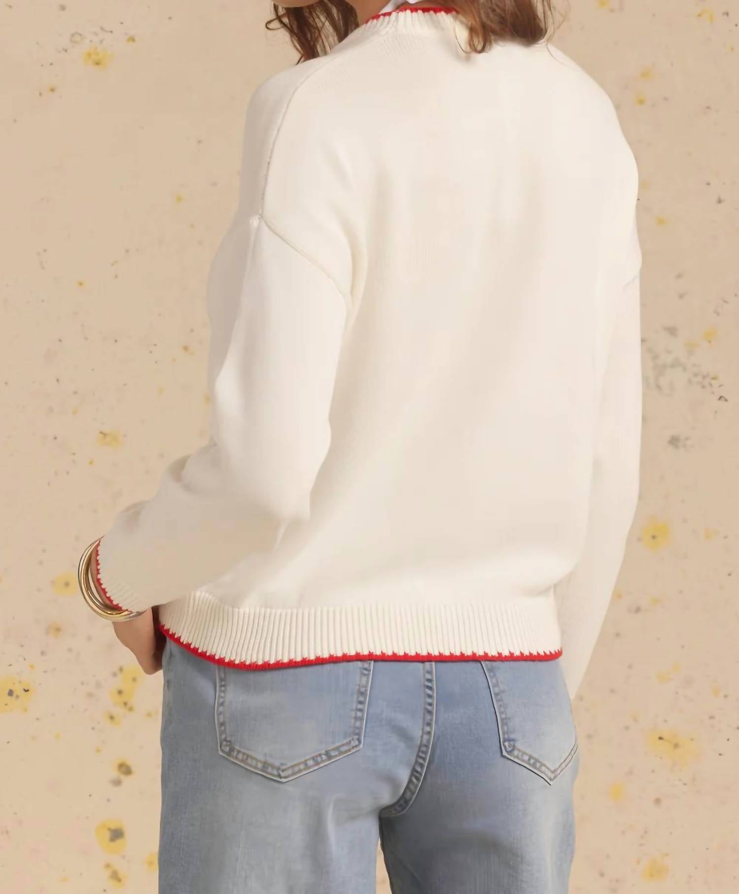 27 Miles Malibu - James Cotton Crab Intarsia Crew Pullover