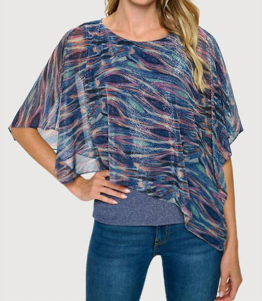 Last Tango - Printed Asymmetrical Flowy Top