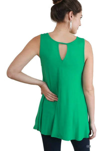 Umgee - Keyhole Sleeveless Top