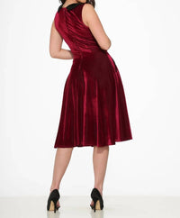 Orchid Bloom - Kurtroy With Collar Swing Dress