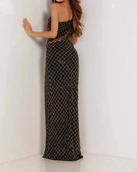 Sherri Hill Aleta Gown in lafemme - women's dress - detail view