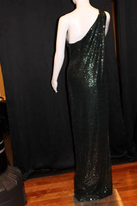 Ralph Lauren - Sequined One Shoulder Gown