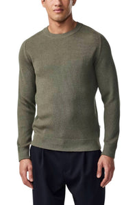 NN07 Kevin Crew Sweater in capers - men's sweater