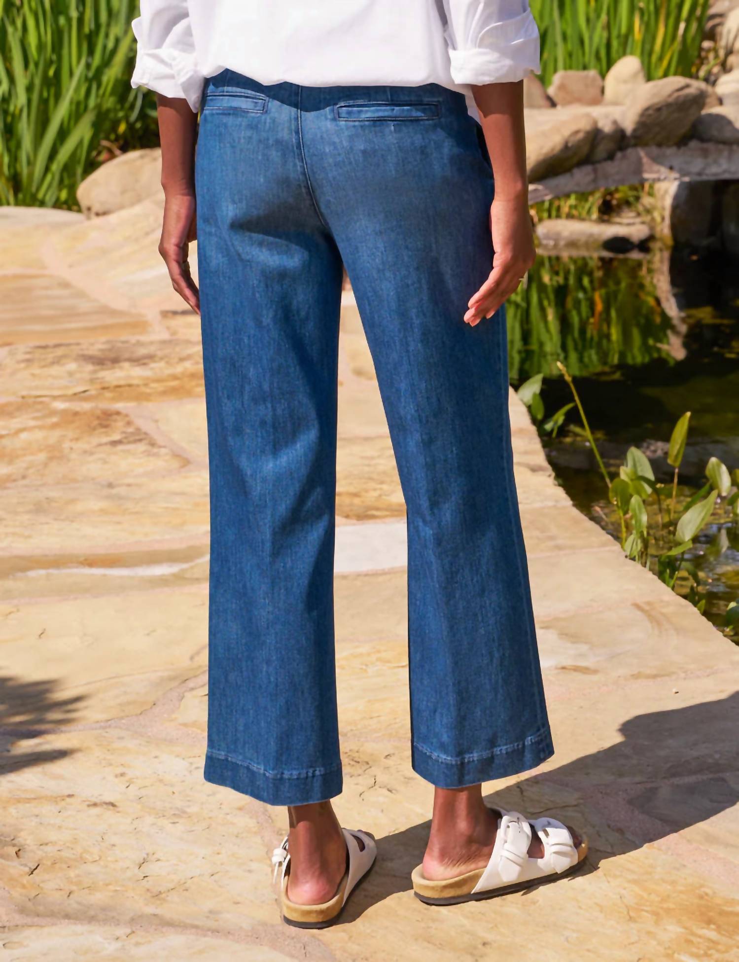 Frank & Eileen - Westport Italian Wide Leg Chino Pant