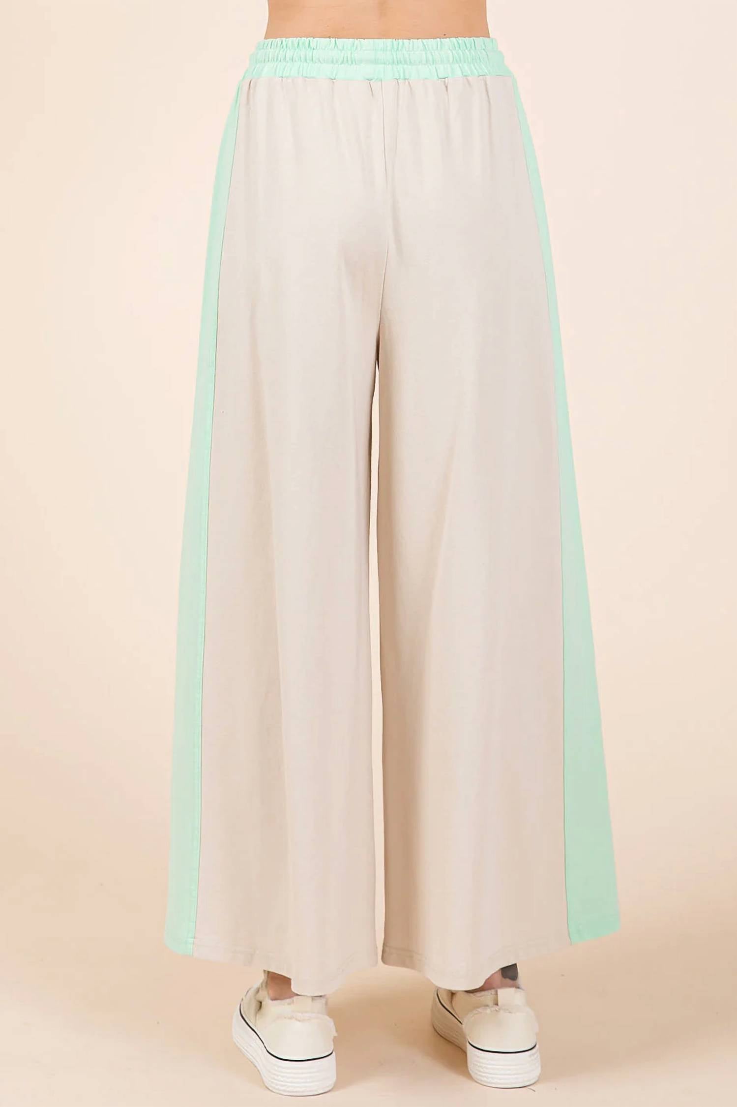 Mittoshop - Mint Wide Leg Pants
