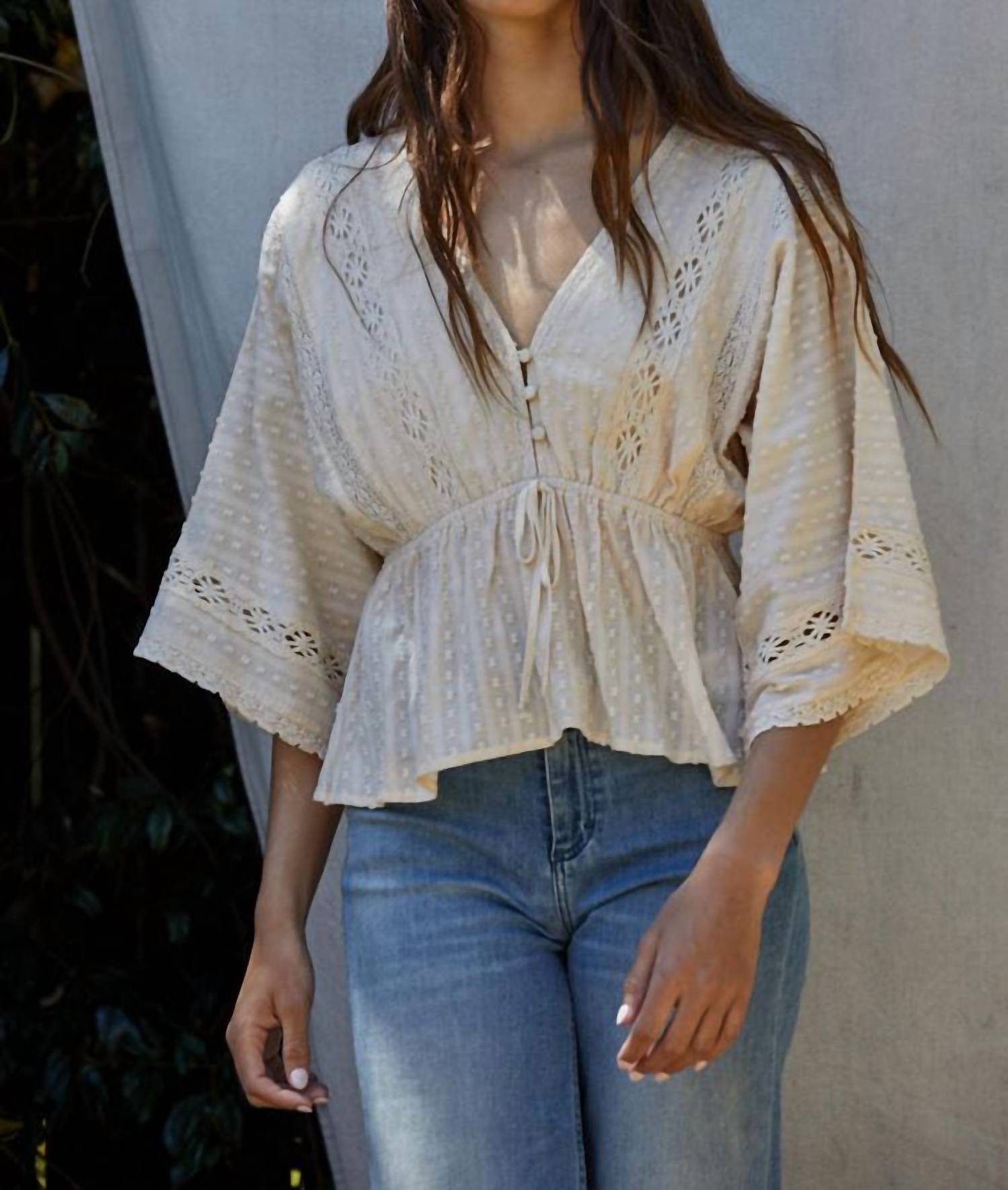 By Together - Melia V-Neck Blouse
