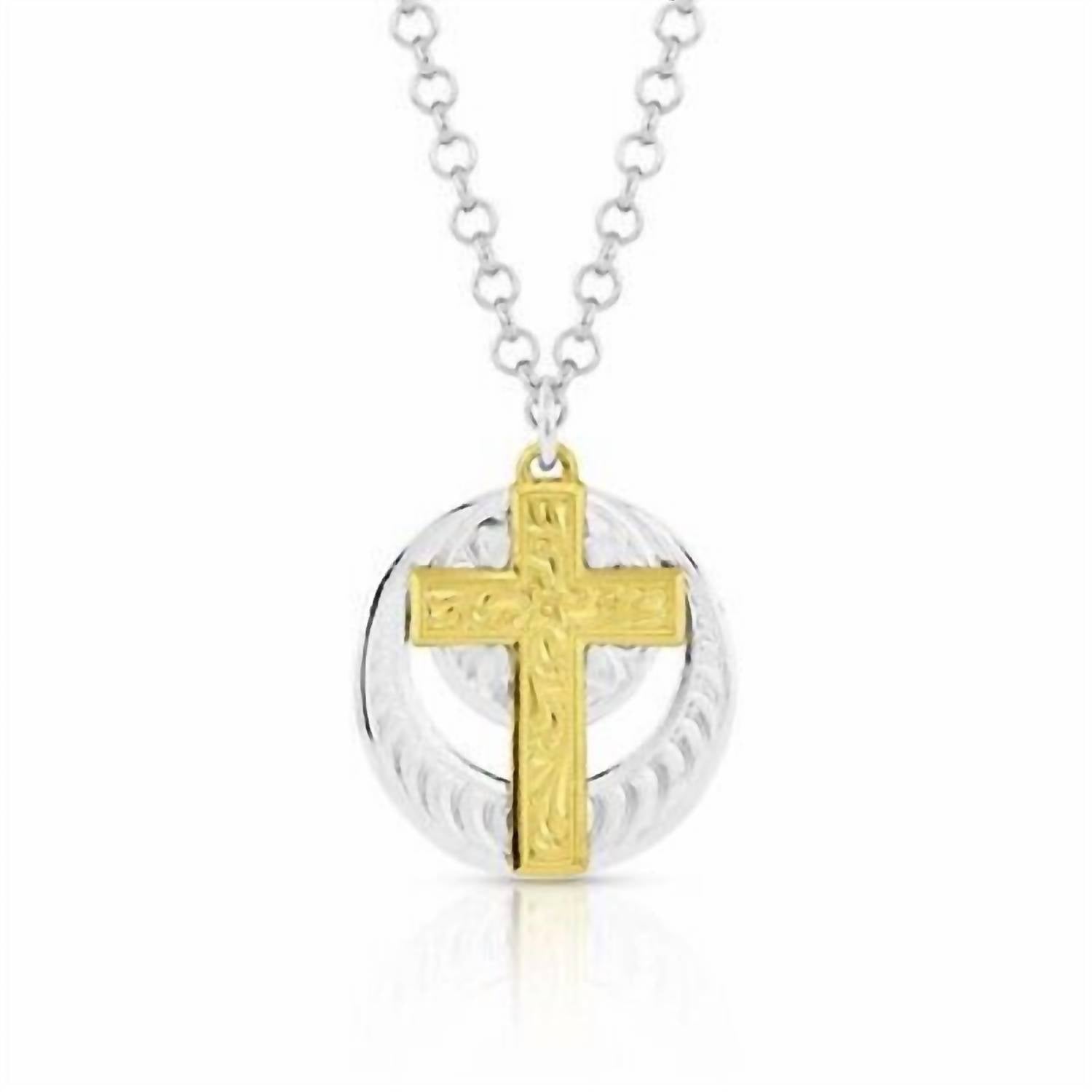 Montana Silversmiths - Women's World Of Faith Cross Necklace