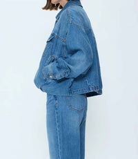 PISTOLA Bibi Denim Jacket in heartfelt - women's jacket - detail view