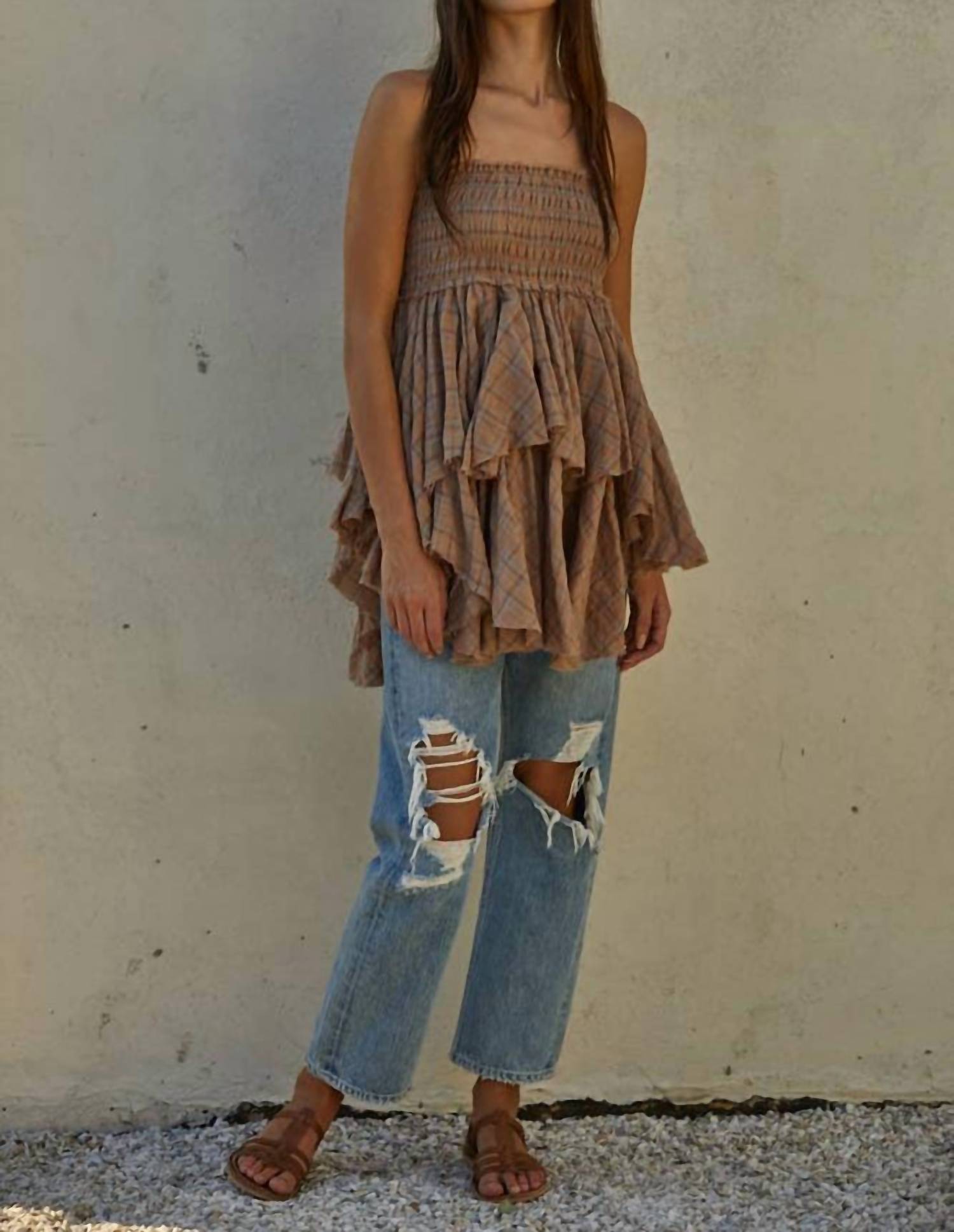 By Together - Woven Cotton Gauze Ruffle