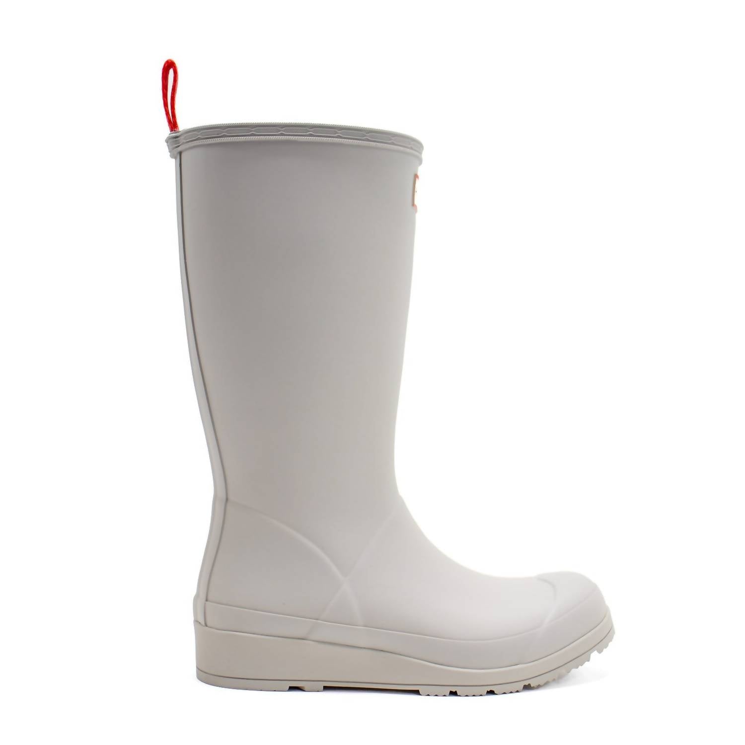 HUNTER Women's Play Tall Rain Boots in zinc - women's shoe - detail view