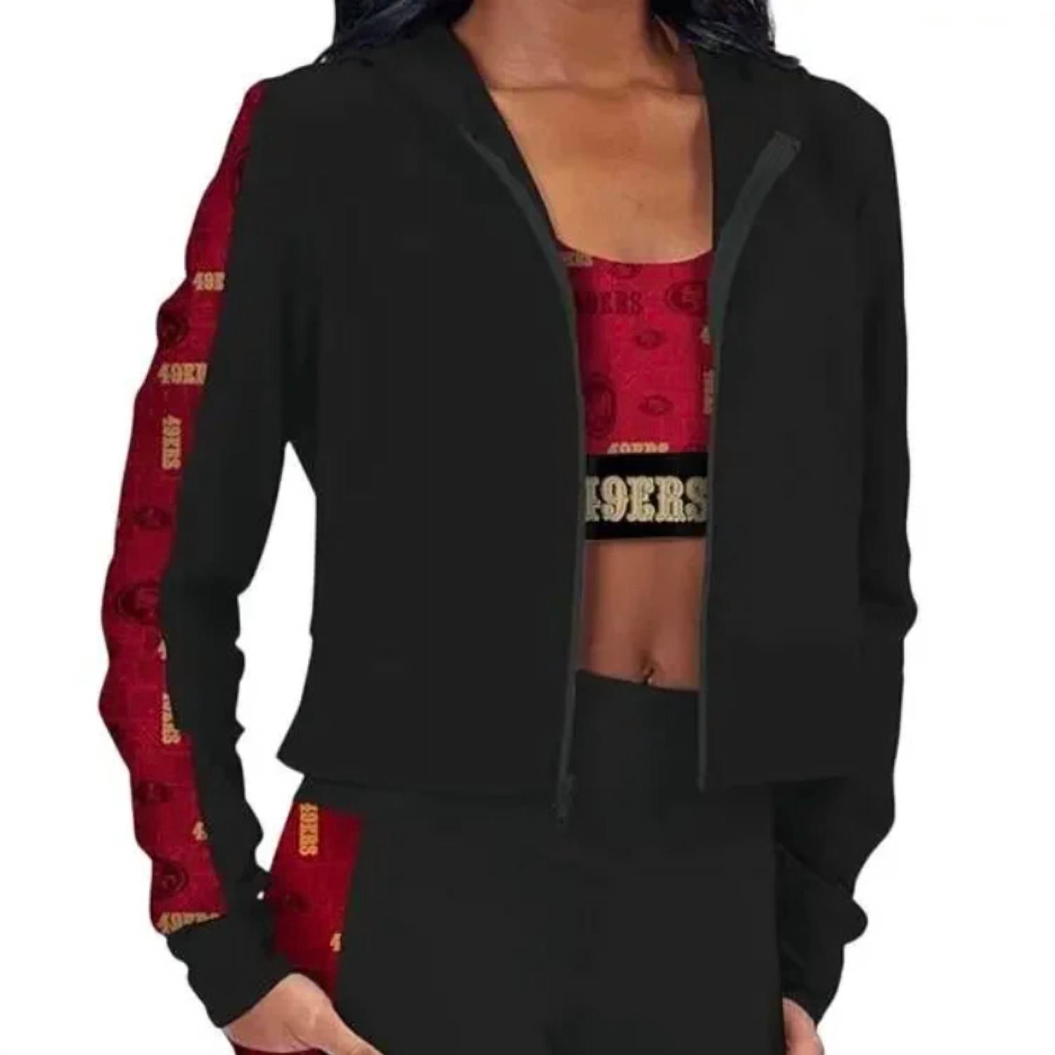 Certo - Cropped Hoodie With Zipper