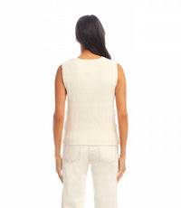 Karen Kane - Pax Patchwork Crochet Sweater Tank