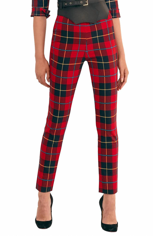 GRIPELESS PULL ON PANT - PLAIDLY COOPER